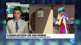 Législatives en Colombie : victoire de la droite opposée à l'accord de paix avec les ex-Farc