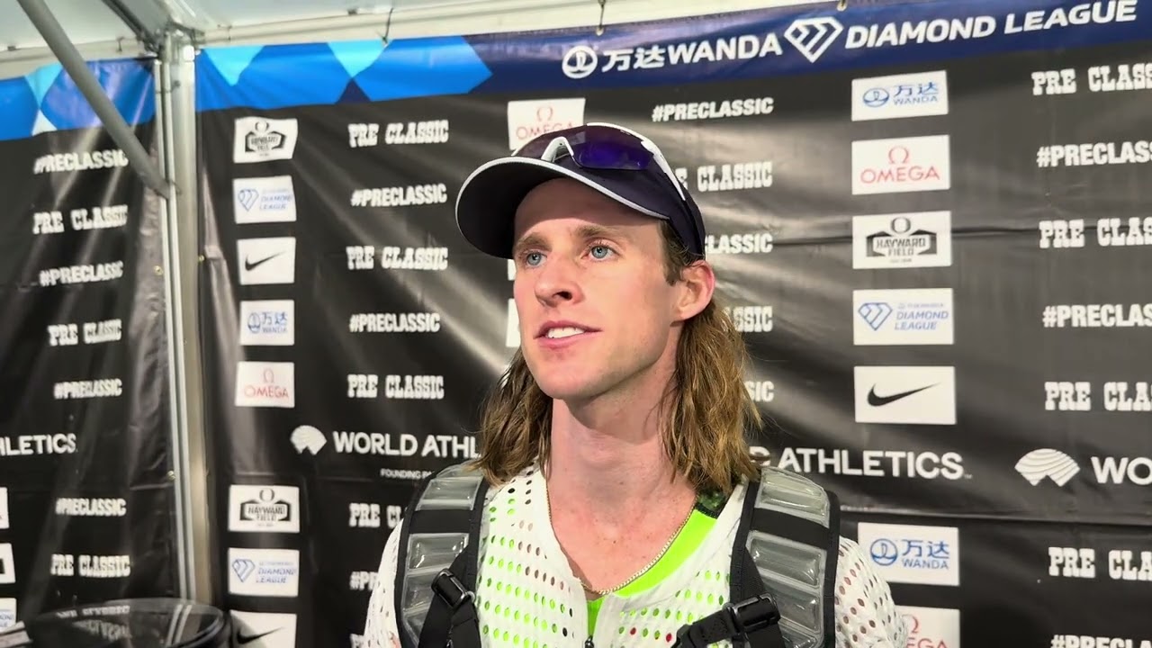 Cole Hocker on his fitness and coming back from injury for the Bowerman Mile