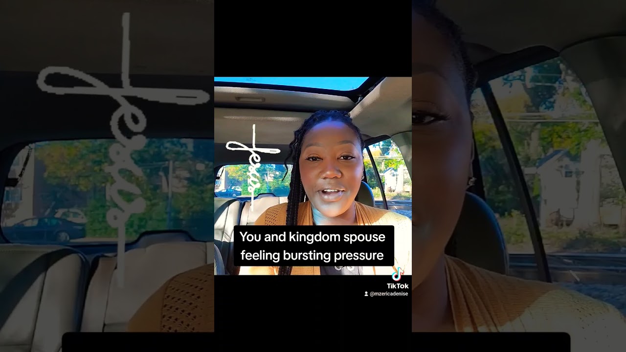 You and your Kingdom Spouse are under alot of pressure 