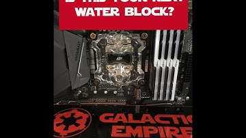 Swiftech Apogee XL2 Water Block Install. Star Wars Dark Side Mod video log 3.5