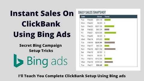 How to earn money only in (2022) with Microsoft bing ads and click bank