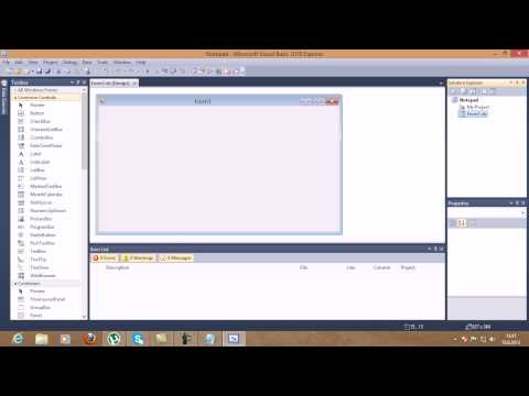 Kako napraviti Notepad u Visual Basic 2010