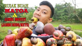 Mukbang Rujak Jambu Mete & Buah Matoa Pedas Segar Perpaduan Unik Bikin Nagih 🔥