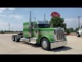 2022 Peterbilt 389 in SEXY VIPER GREEN!  290" Wheelbase!  Thank you Bobby Randall!