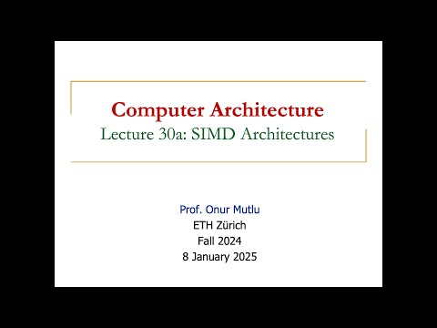 Computer Architecture -