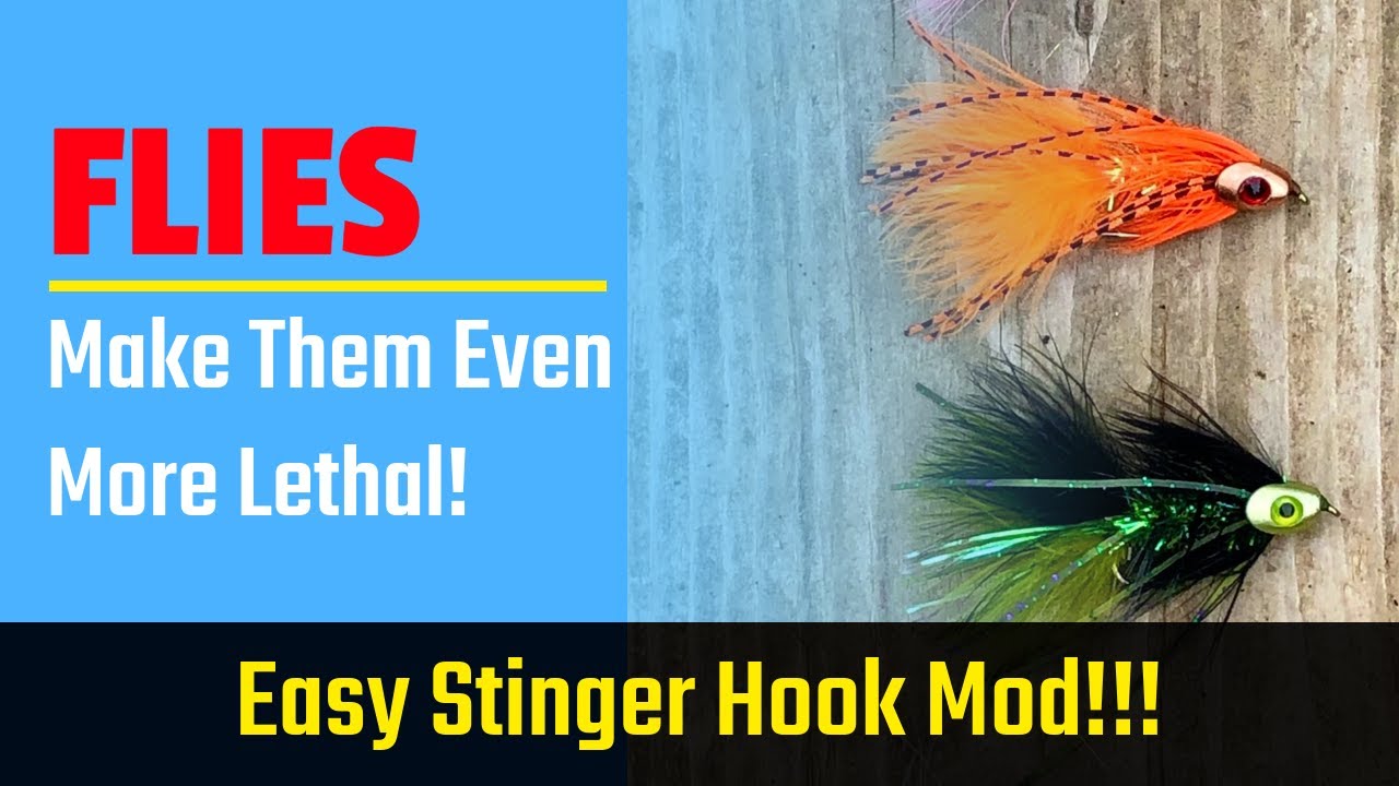 How To Add A Stinger Hook To Trolling Flies for Rainbow Trout Quick & Easy!  