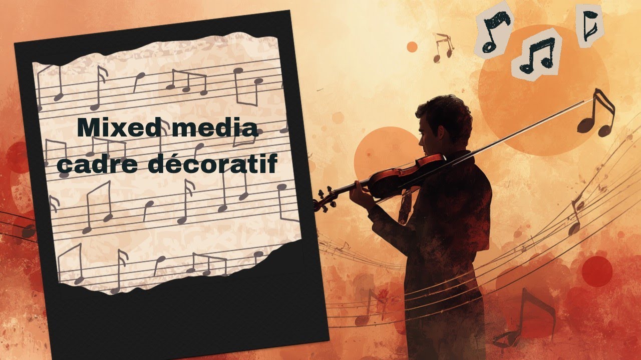 Cadre décoratif #mixedmedia  
