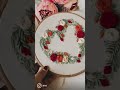 Heart Embroidery | Floral Heart | embroidery Videos