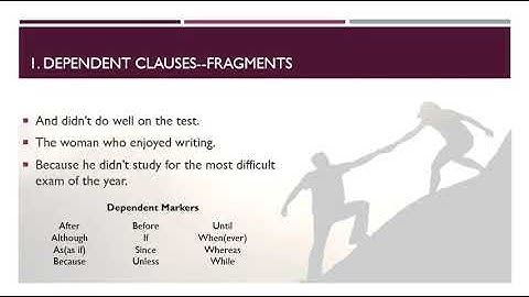 Recognizing Fragments, Run ons, and Comma Splices