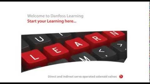 Danfoss eLesson preview - Direct and indirect servo operated solenoid valves