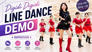 Digidi Digidi Line Dance l 디기디 디기디 라인댄스 l Improver l Linedancequeen l Junghye Yoon 