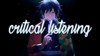 Nightcore - Critical Listening Flight Paths (Lyrics)