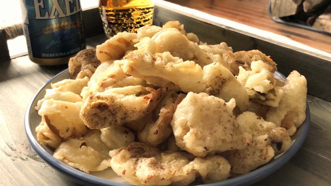 鹽酥杏鮑菇┃鹹酥杏鮑菇  經典夜市小吃，外酥內軟又多汁!! 《Salt Crispy Oyster Mushroom》