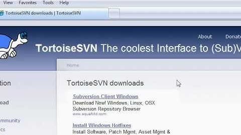 How to use TortoiseSVN