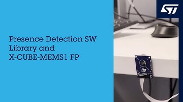 Developing Example Application with STHS34PF80: Presence Detection Software Library & X-Cube-MEMS1