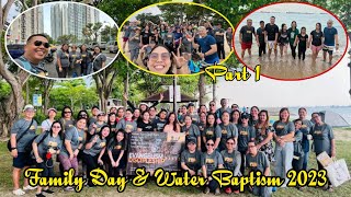 PART 1 || HAPPY FAMILY DAY MLC SG & WATER BAPTISM 2023 @EAST COAST || BUHAY OFW || @IndayTineVlog