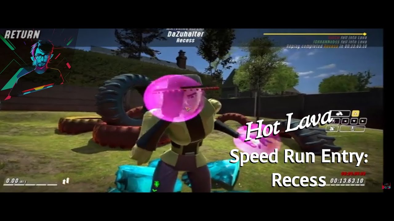 Hot Lava | Speed Run Entry | Recess | Double Jump | 13.63.10 sec