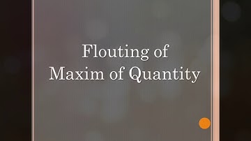 Examples of Conversational Implicature