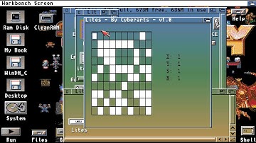 AMIGA Lites v1.0 By Paul Ullrich Durouk & Greg Magolan Abyss Cyberart Productions In 1996