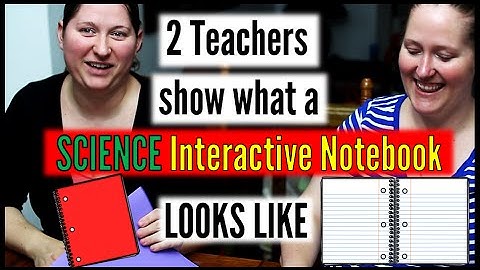 What does a science interactive notebook look like?