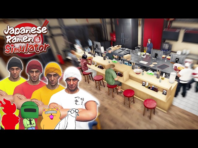 4人でラーメン屋を経営できるゲーム【Japanese Ramen Simulator】