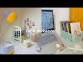 Aesthetic desk makeover    minimal study desk setup  bangladesh 