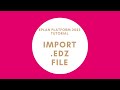 Import edz file  eplan new platform