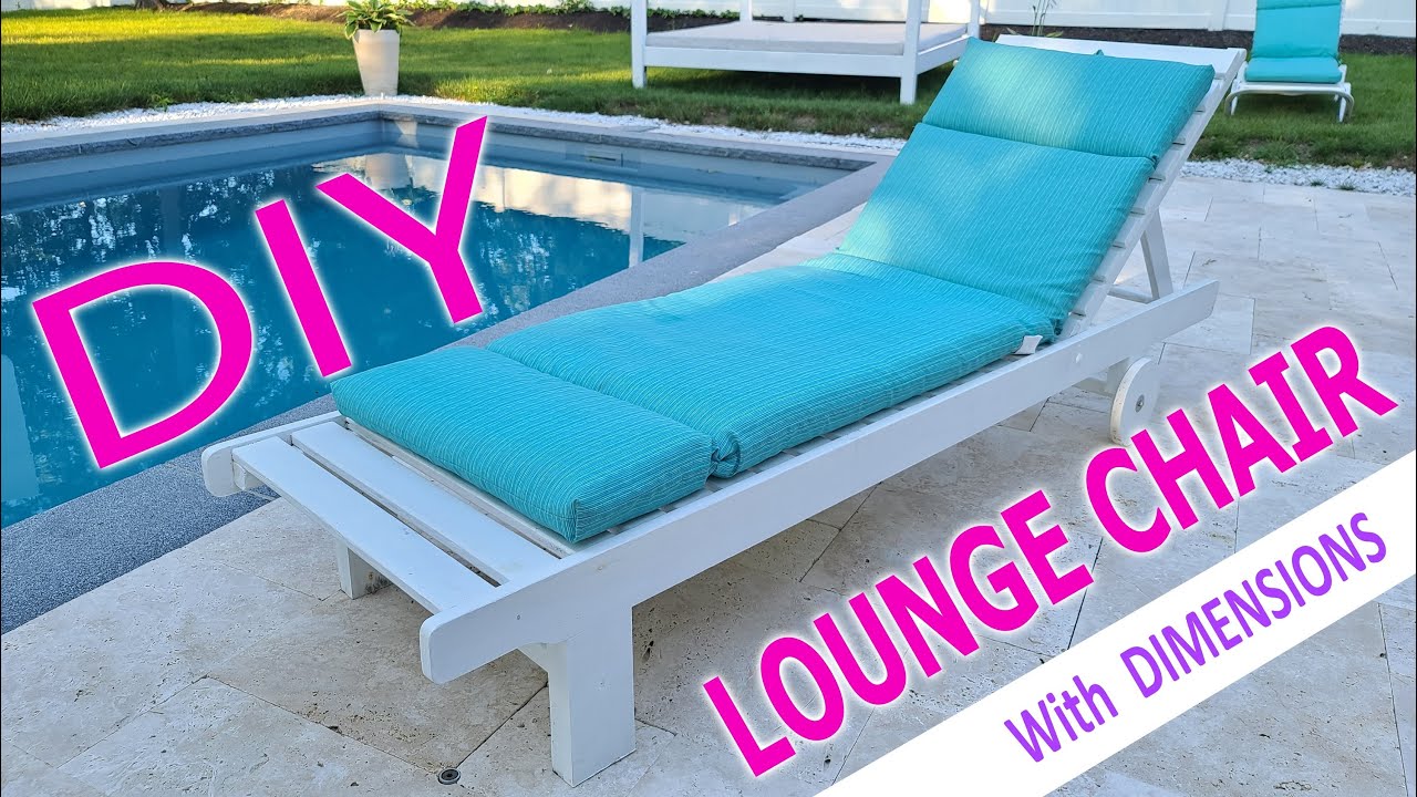 DIY woodworking outdoor Lounge Chair + Easy to build #DIY #Woodworking ...