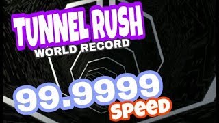 TUNNEL RUSH [99.99999 SPEED WORLD RECORD] CLICK BAIT screenshot 4