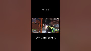 1v3 in Apex Legends. #apexlegends  #shorts  #ranked #apex #fyp