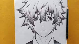 How To Draw Yuya Tenjo - Step By Step Pencil Drawing Easy Anime Drawing Ideas Anime Drawing