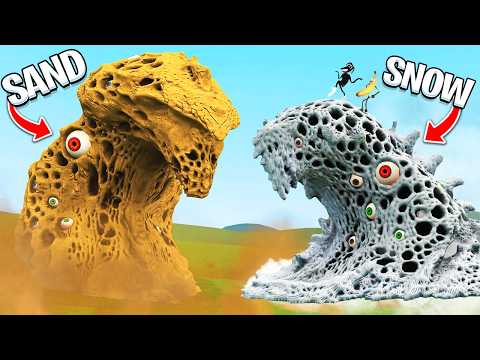 THE LIVING STORMS 🌩️ Trypophobia Sand and Snow Storms!
