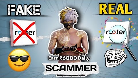 I tried 7 days rooter app in free fire