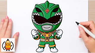 How To Draw The Green Power Ranger | Power Rangers screenshot 1