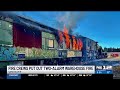 Crews find burning warehouse and railroad car when responding to dumpster fire in Vancouver