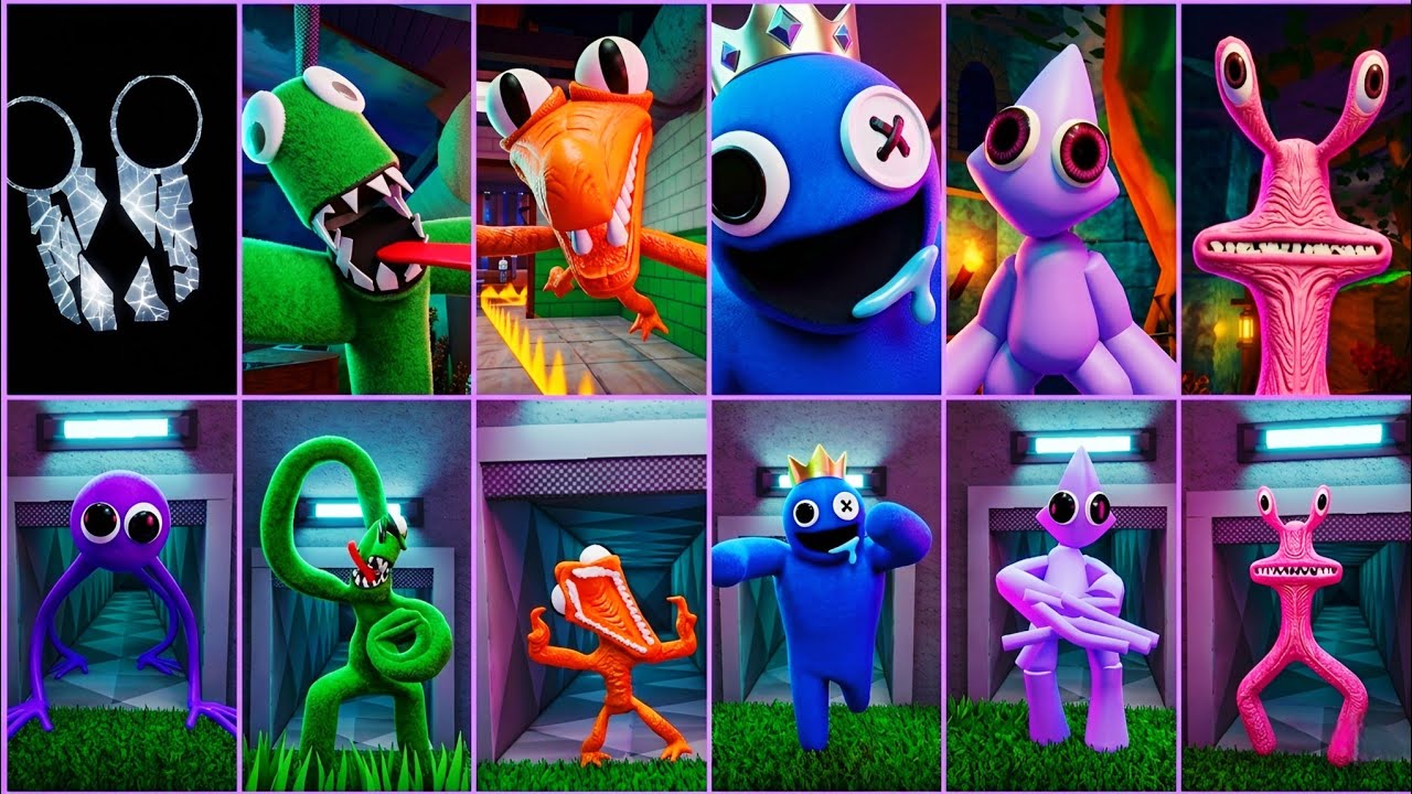 Roblox Rainbow Friends: THE ULTIMATE ESCAPE vs JUMPSCARE! (Top 6