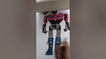 how to draw Optimus prime from transformers one..