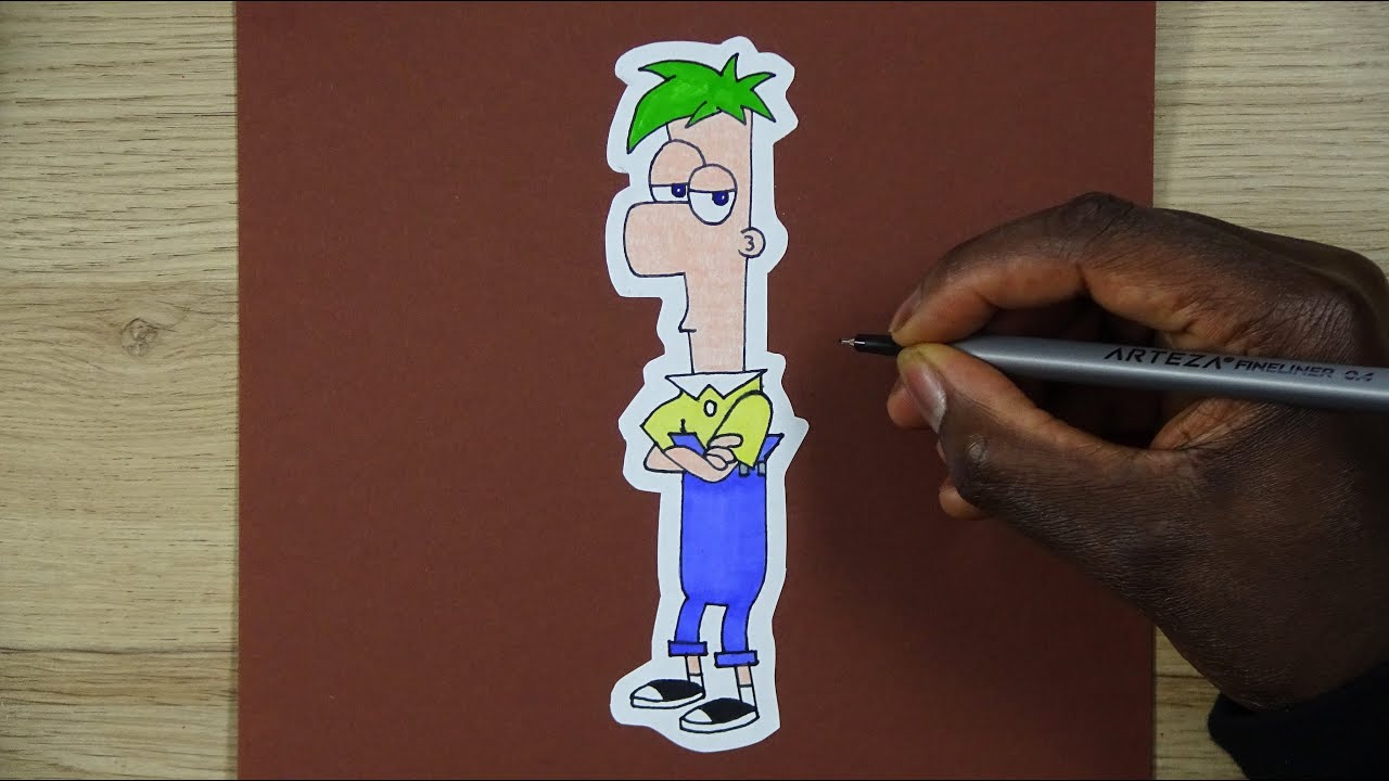 How To Draw Ferb Fletcher | Phineas and Ferb | Step By Step Tutorial | DeMoose Art