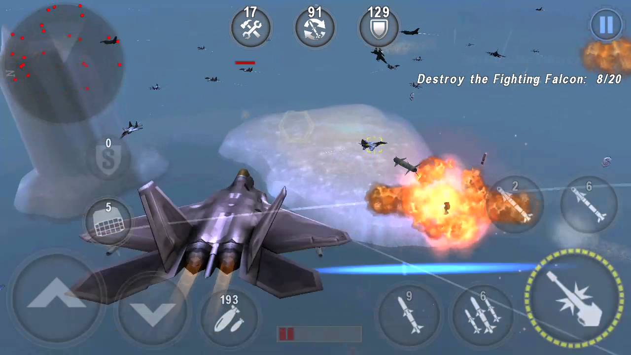 Gunship Battle: F22 raptor - Conqueror of the Sky - YouTube