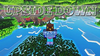 BEATING MINECRAFT UPSIDE DOWN