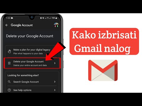 Video: Kako napraviti Google račun bez Gmaila: 8 koraka