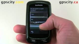 Golf Game Scoring Setup Screen in the Garmin Approach G6 Golf GPS