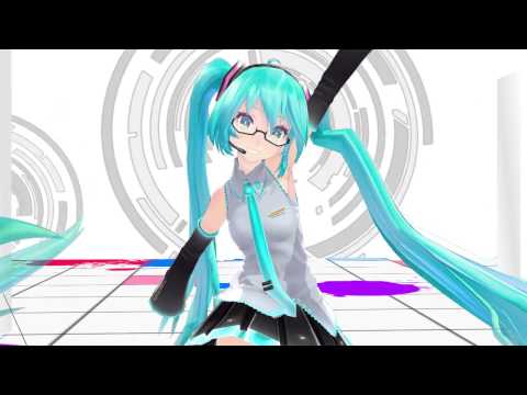 【MMD】TDA_Miku and 3_Madman - マイルームディスコナイト
