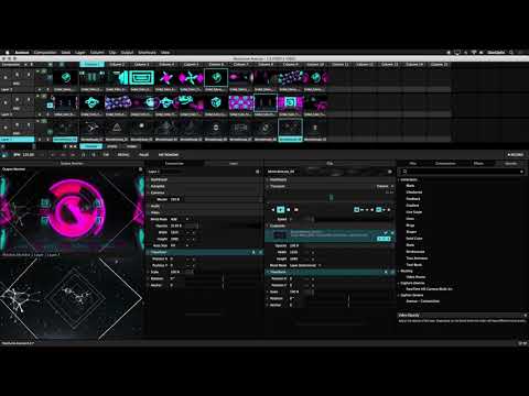 Resolume Video Training: 1.3 Layer Opacity, Ejecting a Clip