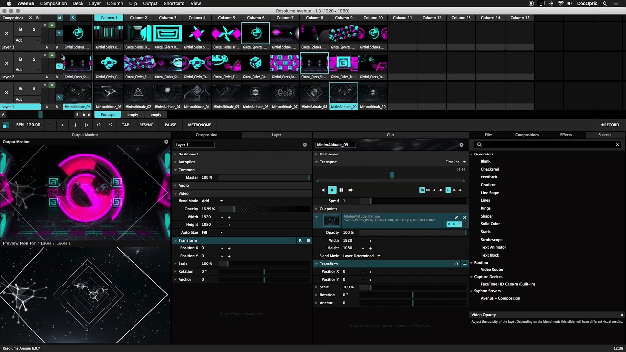 Resolume Video Training 1.3 Layer Opacity, Ejecting a Clip YouTube