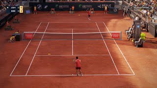 TopSpin 2K25 - Carlos Alcaraz vs Roger Federer - ONLINE - OWNED - PS5 Gameplay