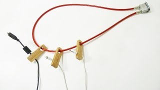Computer Cable Lock and Label