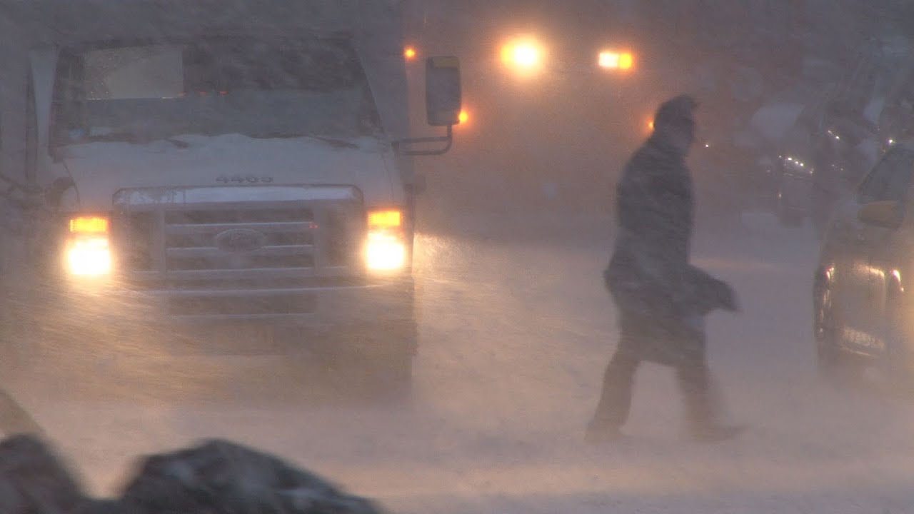 Major Snow Storm- NYC Manhattan & Queens January 21st, 2014 