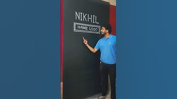 NIKHIL Name Logo 👍 #nikhil #name #logo #art