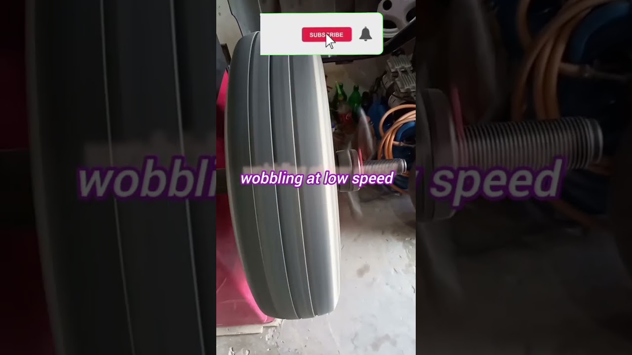 Car wobbling at Slow Speed vs vibration at high speed 